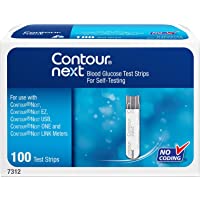 Bayer - Contour-Next - Tiras de prueba de glucosa en sangre- 100 Ea